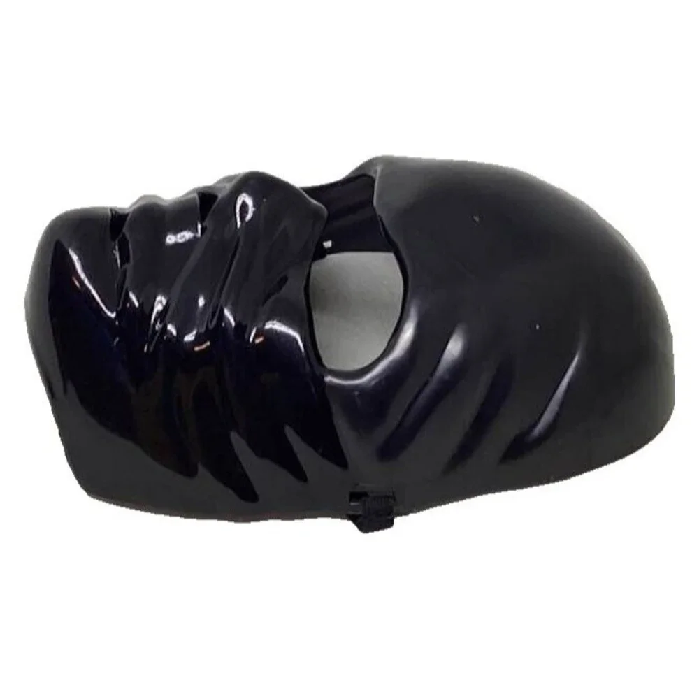 Halloween Costume Ninja Black Face Mask Rubie Hard Plastic Teen Adult